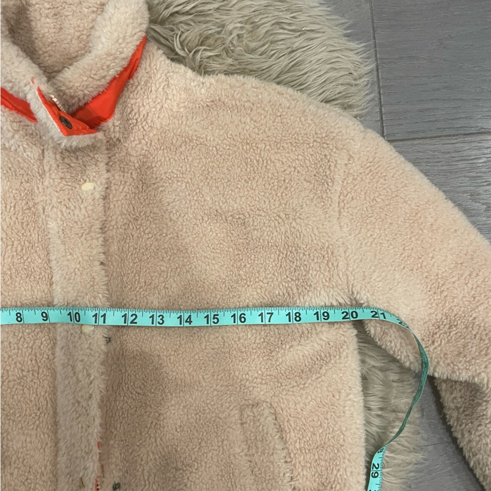 SOLD - Treasure & Bond Teddy Cropped Jacket sz 14/16 Girls or Women XS - Picture 7 of 8
